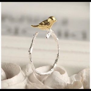 Gold & Silver Bird Ring